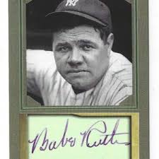 Babe Ruth Leaf Card