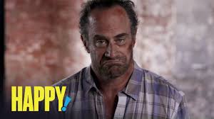 Christopher meloni as nick sax in happy! Happy Chris Meloni Is Nick Sax Syfy Youtube