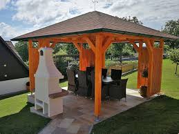 Dabei finden sie klassische fünfeckige pavillons mit dem charakteristischen spitzdach ebenso wie moderne versionen mit rechteckiger. Pavillon Gartenpavillon Gartenhaus Holzhaus Geratehutte Larchenpavillon Holzpavillon