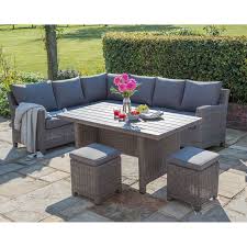 The Kettler Palma Corner Set Brings Luxury To Your Garden With The Casual Dining Rattan Garden Furniture Kettler Garden Furniture Deep Seating Patio Furniture