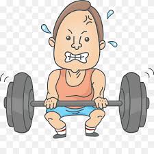 Cartoon Athlete Illustration, A man ready to lift a barbell, food, hand,  sport png | PNGWing