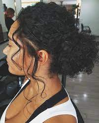 25 Easy To Do Curly Updos For Any Occasion Natural Hair Bun Styles Curly Hair Styles Curly Hair Styles Naturally