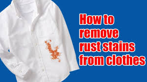Maybe you would like to learn more about one of these? How To Remove Rust Stains From Clothes Youtube