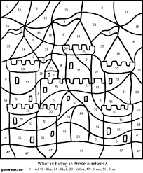 You will love these color by number free printable coloring pages. Sand Castle Coloring By Numbers Ù…ÙˆÙ‚Ø¹ Ø§Ù„Ø¹Ø§Ø¨ Ø´Ù…Ø³ ÙÙ„Ø§Ø´ Al3ab Flash Games
