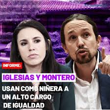 🤯 ¿Ahora todos los españoles les tenemos que pagar la niñera a Pablo  Iglesias e Irene Montero? ❌ ¡Basta ya de que se aprovechen de sus cargos!  🏛 La Fiscalía debe investigar
