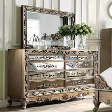 Aj Homes Studio Boyden 8 Drawer Double Dresser With Mirror Dresser With Mirror Luxury Bedroom Decor Master Bedrooms Decor
