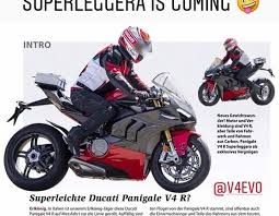 Scoop Do We See A New Ducati V4 Superleggera Adrenaline Culture Of Motorcycle And Speed