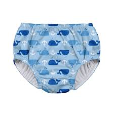 i play baby boys whales pull up reusable swim diaper blue