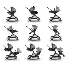 Gold Pivot Xpand Smart Modular Travel System Evenflo Modular Stroller Infant Car Seat Base