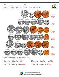 free money worksheets uk coins