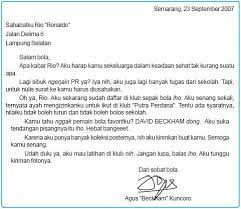 To abang roberto, di tempat. Contoh Surat Pribadi Dalam Bahasa Inggris Untuk Ibu