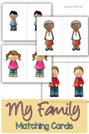 My Family Preschool Maths Activity Preschool Family Theme Preschool Math Theme Math Activities Preschool