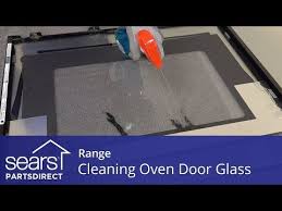 Easy To Follow Step By Step Instructions How To Clean The Glass Inside An Oven Door Video Sears Partsdirect Oven Cleaning Cleaning Free Printable Cleaning