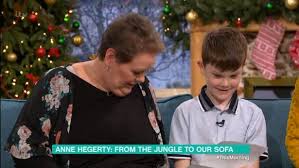 © provided by daily mail mailonline logo. This Morning Viewers In Tears As Anne Hegerty Meets Young Superfan With Autism Daily Record