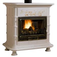 Poêle à bois étanche godin: Poele A Bois Godin Le Romarin 630109 12kw Ceramique