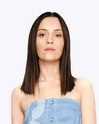 Download Woman In A Jeans Dress Mockup In Apparel Mockups On Yellow Images Object Mockups