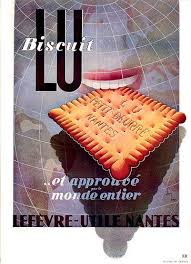 Lu Biscuit French Paper Biscuits French Vintage