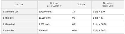 forex basics order types margin leverage lot size