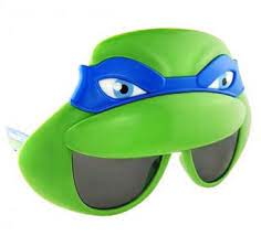 Amazon.com: Costume Sunglasses TMNT Blue Mask Sun-Staches Party Favors  UV400 : Clothing, Shoes & Jewelry