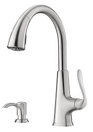 handle pull down kitchen faucet