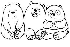 Three bear brothers do whatever they can to be a part of human society by doing what everyone around them does. Coloring Pages For Kids We Bare Bears Online Coloring For Free