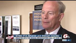 Retired RTV6 reporter Jack Rinehart inducted into Indiana Broadcasters Hall  of Fame