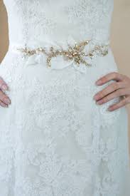 Leflowers Bridal Rose Gold Lace Bridal Belt See More Here Http Www Leflowersbridal Com Collections New Accessorie Wedding Dress Belt Bridal Bridal Belt