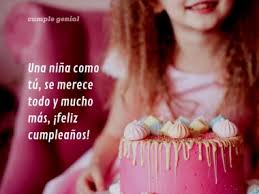 Estas tarjetas postales de feliz cumpleaños querida mejor amiga para descargar gratis son perfectas para enviar por whatsapp y redes sociales. Feliz Cumpleanos Para Una Nina Cumple Genial