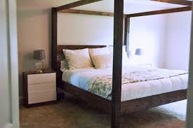 Shop wayfair for all the best king size wood canopy beds. Ana White Woodworking Projects And Diy Furniture Plans Canopy Bed Frame Canopy Bed Diy Wood Canopy Bed