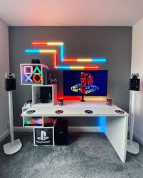 Playstation Society Ps5 News S Instagram Profile Post Love This Setup By Ralexxanderr The Ps Love Is In 2020 Small Game Rooms Game Room Design Playstation Room