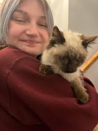 Another #SpringtimeGang member has left the resort! Congratulations to  Jennifer Connelly & family for giving the ever so chill, Lavender her  FURever home!