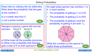 We will also consider prefix and postfix notation.each of these ways of writing a mathematical expression can be derived from an ordered. Revising Writing Probabilities Mr Mathematics Com