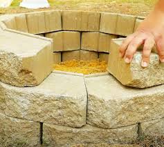 I have 3 tall trees in my back yard. How To Build A Cinder Block Fire Pit For 50