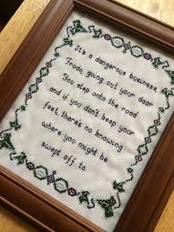 Cross stitch doesn't have to be difficult or overwhelming. Pattern Hobbit Lord Of The Rings Cross Stitch Bilbo Baggins Etsy In 2021 Cross Stitch Stitch Cross Stitching