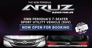 Honda brv berbaloi atau tidak? Perodua Aruz Suv Is Open For Booking Full Spec Price List Comparison Tekkaus Malaysia Lifestyle Blogger Influencer