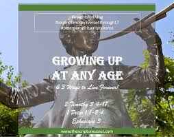Growing Up At Any Age The Scripture Scout Peter Pan Syndrome Growing Up Living Forever