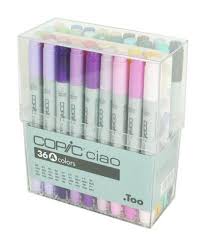 Copic I36a Ciao Markers Set A 36 Piece By Copic Markers Copic Pens Artist Markers Copic Ciao