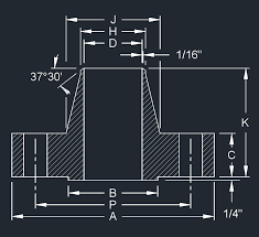 flange weld neck ansi class 150 b16 47 series a in