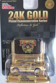 #35 tabasco 24k gold plated commemorative series 50th anniversary racing champions car. Diecast Registry