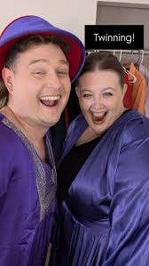 Hannah and Blake realized they match!, Only two chances left to see the  Cheyenne Little Theatre Players production of “Sondheim