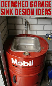 Detached Garage Sink Design Ideas Garage Sink Garage Workshop Diy Garage