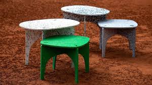 Street, park, garden, school, campus,villa, sports ground, ect. Luken Flat Pack Furniture Is Made From Recycled Plastic Bottles In Mexico