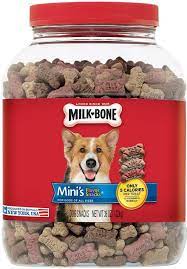 Milk Bone Mini S Flavor Snacks Beef Chicken Bacon Flavored Biscuit Dog Treats 36 Oz Tub Chewy Com Milk Bone Dog Treats Dog Snacks Dog Biscuits