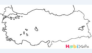 Kolay Turkiye Haritasi Cizmek Desenler Gorsel Sanatlar Ve Nisan