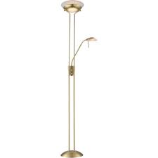 Globo Halogen Stehleuchte Messing Matt Eek C Kaufen Bei Obi