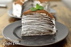Asingkan isi durian dengan biji. Chocolate Crepe Cake Yang Sedap Buat Orang Lapo