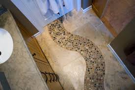 River Rock Path In Tile Floor Google Search Bathroom Flooring Pebble Tile Shower Flooring