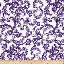 Jersey Knit Floral Paisley Lavender From Fabricdotcom From Springs Creative Products This Lovely Lightweight Printed Cotto Paisley Fabric Knit Jersey Fabric