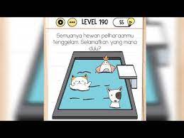Game brain out dapat menguji kemampuan otak kita, namun kadang pertanyaannya malah bikin pusing. Kunci Jawaban Brain Test Level 190 Semuanya Hewan Peliharaanmu Tenggelam Selamatkan Yang Mana Dulu Youtube