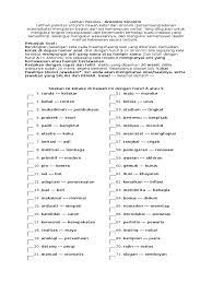 Thesaurus adalah buku rujukan dalam bentuk daftar kata dengan sinonim dan antonim, buku berisi rujukan dalam bentuk informasi tentang berbagai rangkaian konsep atau istilah dalam berbagai bidang kehidupan atau pengetahuan. Antonim Sinonim